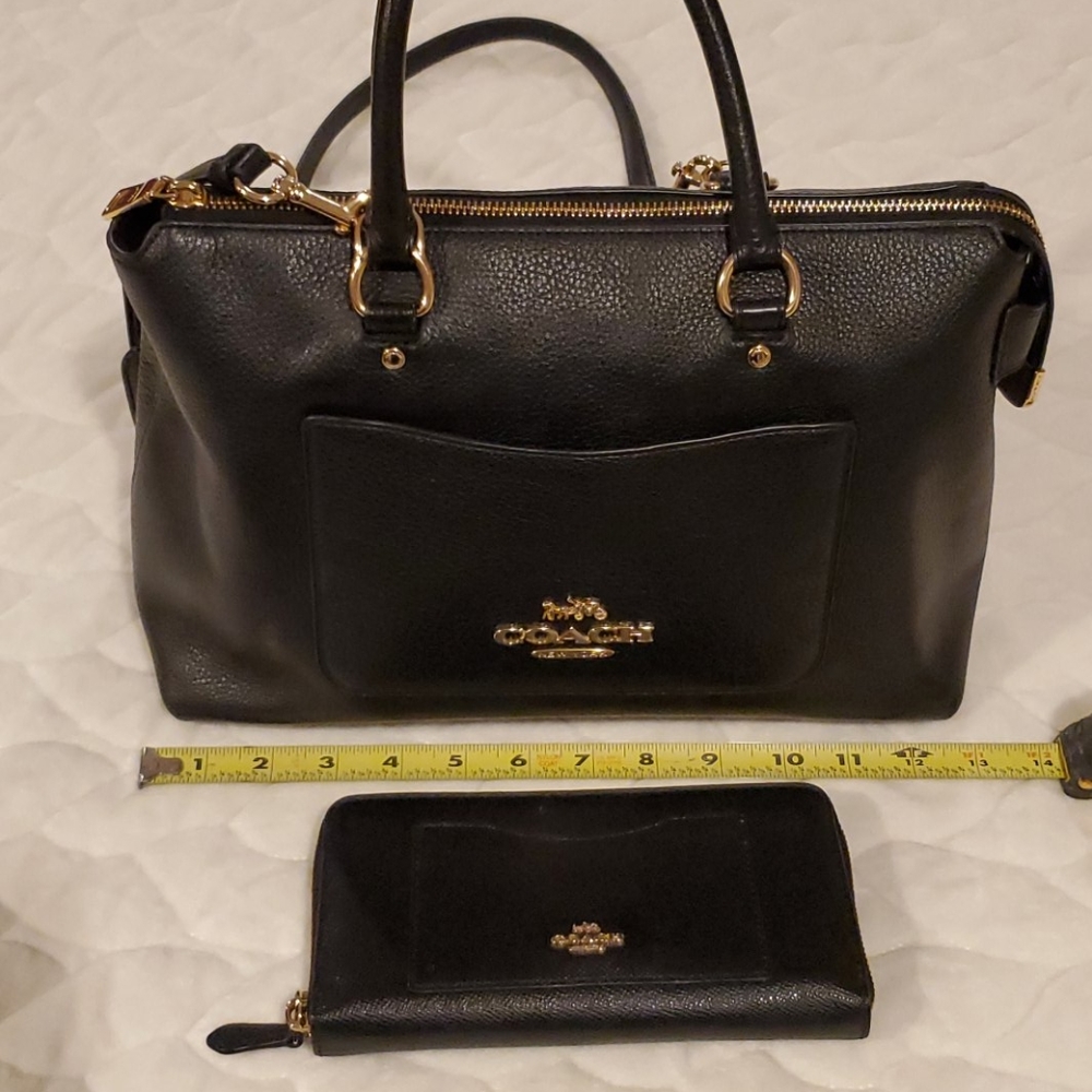 Genuine Coach bag and wallet